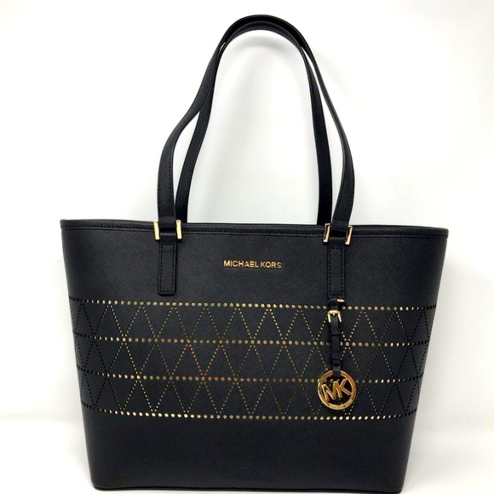 Michael Kors Black Jet Set Carryall Tote